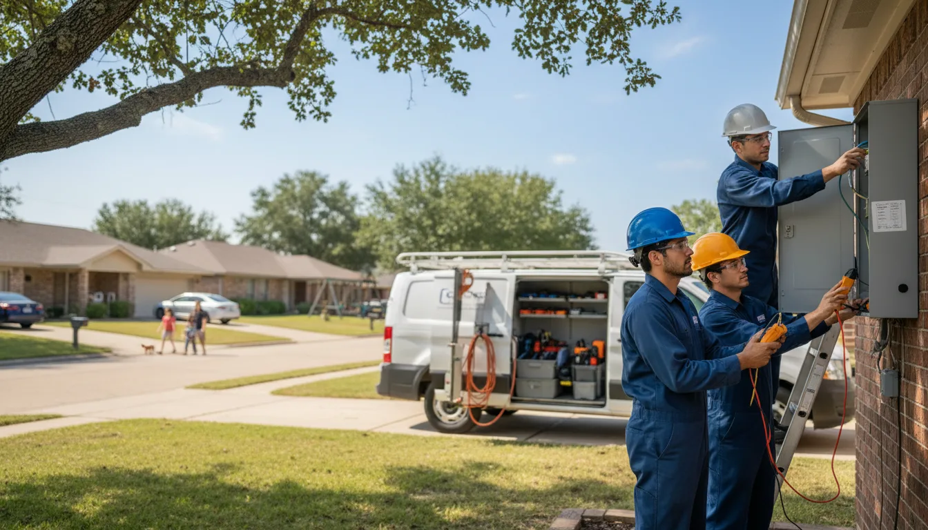 Certified electrician providing emergency electrical services in Panola, AL